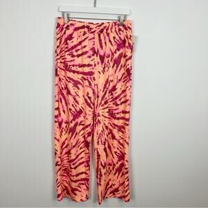 Jenni by Jennifer Moore Super Soft Terry Pajama Pants Orange Size Small